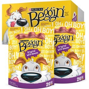 Purina Beggin' Strips Original With Bacon Dog Treats, 52-oz box
