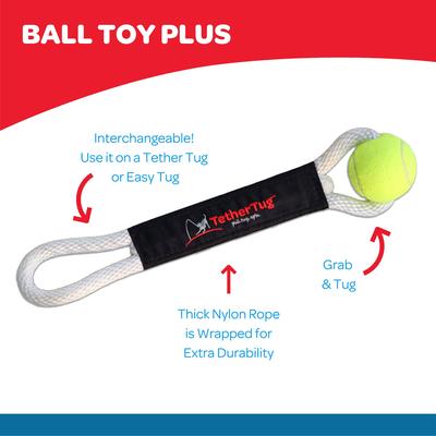 Show full view: Tether Tug Ball Plus Dog Toy,  slide 2 of 9