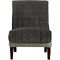 Sure Fit Comfort Armless Chair Furniture Cover, Dark Gray
