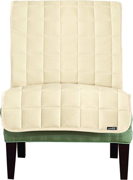 Sure Fit Comfort Armless Chair Furniture Cover, Ivory slide 1 of 3