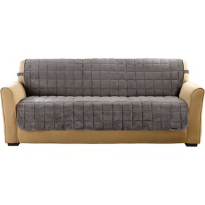 Sure Fit Comfort Armless Sofa Furniture Cover, Dark Gray