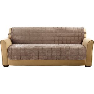 Sure Fit Comfort Armless Sofa Furniture Cover, Sable