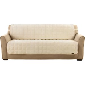 Sure Fit Comfort Armless Sofa Furniture Cover, Ivory