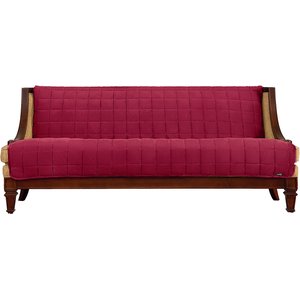 Sure Fit Comfort Armless Sofa Furniture Cover, Burgundy