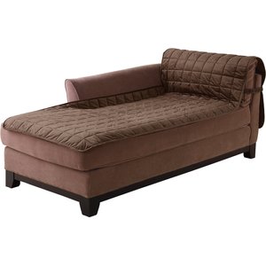 Sure Fit Comfort Armless Chaise Furniture Cover, Chocolate