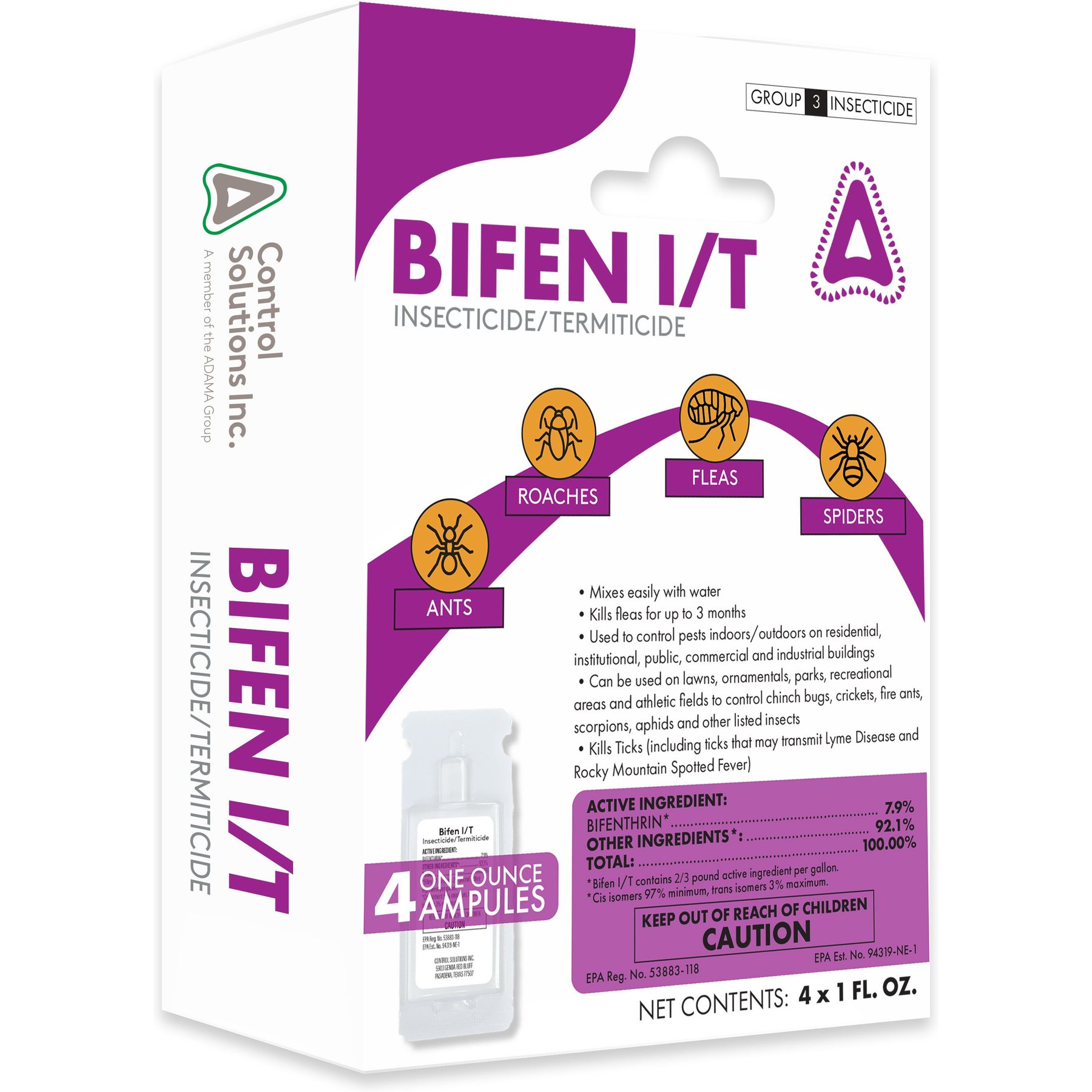 Bifenthrin-Plus-C - Insecticide Termiticide Easily Mixes with