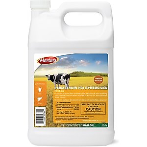 Martin's Permethrin 1% Synergized Pour-On, 1-gal bottle