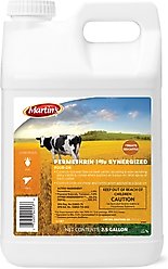 Martin's Permethrin 10% Concentrate Multi-Purpose Farm Animal Insecticide, 2.5-gal
