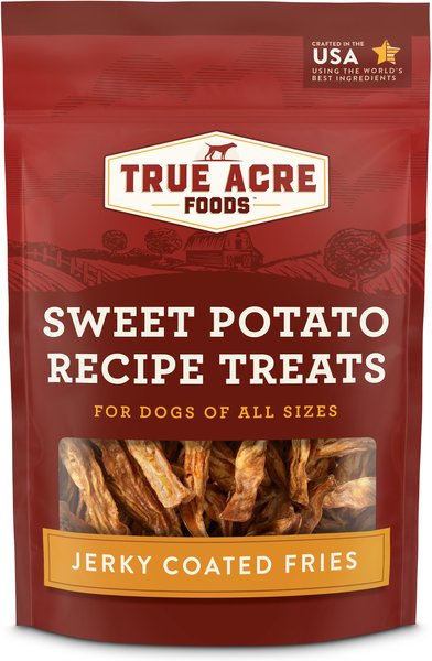 True Acre Foods Sweet Potato Recipe Treats with Jerky Coating, 5oz bag slide 1 of 8