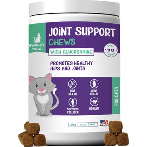 GNC Pets Ultra Mega Hip & Joint Health Chicken Flavor Soft Chews Cat Supplement