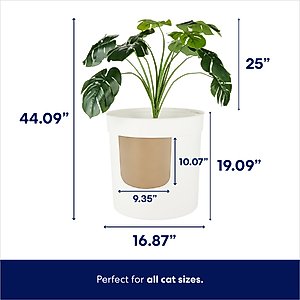 Frisco Hidden Planter Cat Litter Box, 16-in