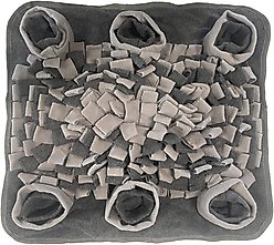 Piggy Poo and Crew Rooting Snuffle Pig Mat, Gray, 18 x 20-in