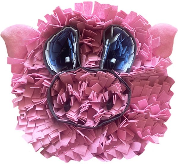 Piggy Poo and Crew Custom Pig Face Rooting Snuffle Pig Mat, 18 x 20-in slide 1 of 4