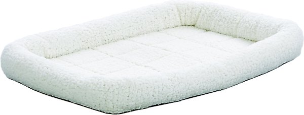 MidWest Homes for Pet Cat & Dog Carrier Bed, White, 24-in slide 1 of 4