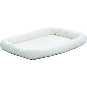MidWest Homes for Pet Dog Carrier Bed, White, 27-in