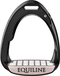 Equiline X-Cel Jumping Horse Stirrups, Matte Black
