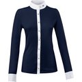 Equiline Eqode Women's Long Sleeve Show Shirt, Blue, 40