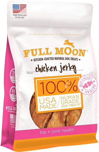 Full Moon Hip & Joint Health Chicken Jerky Human-Grade Dog Treats, 12-oz bag slide 1 of 7