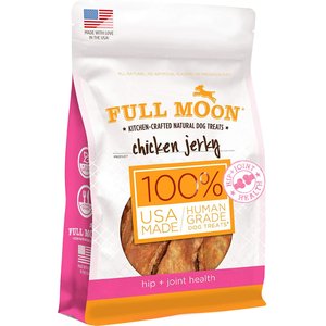 Full Moon Hip & Joint Health Chicken Jerky Human-Grade Dog Treats, 12-oz bag
