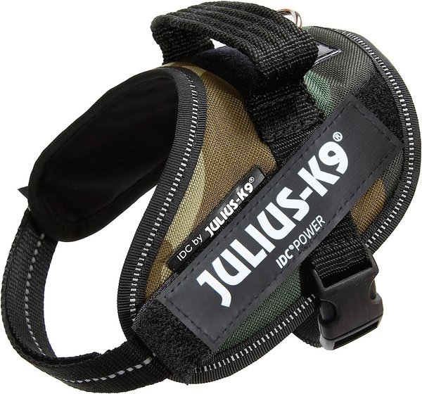 Julius-K9 IDC Powerharness Nylon Reflective No Pull Dog Harness, Green, Mini-Mini: 15.7 to 20.9-in chest slide 1 of 1