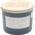 Sand + Paws Sorry I can't Ocean Sea Salt Scented Candle, 12-oz jar