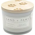 Sand + Paws Paws Pineapple Coconut Scented Candle, 12-oz jar
