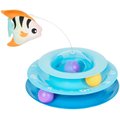 Frisco Fish in Ocean Wobble & Spin Cat Tracks Cat Toy with Catnip