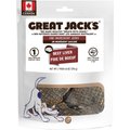 Great Jack's Air Dried Beef Liver Jerky Dog Treats, 6-oz bag