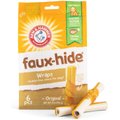 Arm & Hammer Faux-Hide Wraps Chicken Flavor Dental Dog Treats, 6 count