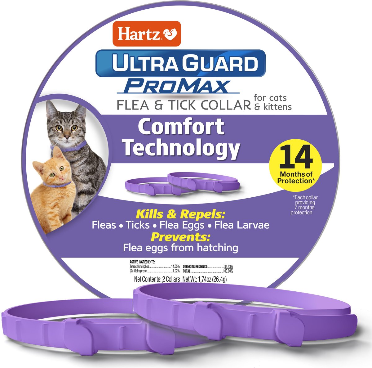 Hartz ultraguard plus collar for outlet cats