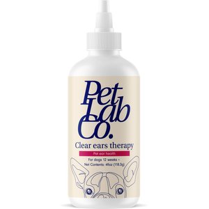 PetLabCo. Clear Ears Therapy Cat & Dog Ear Cleaning Solution, 4-oz bottle