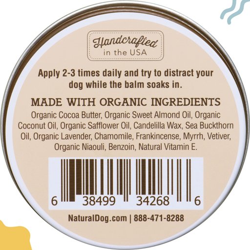 Natural Dog Company Skin Soother Dog Healing Balm, 1-oz tin