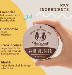 Natural Dog Company Skin Soother Dog Healing Balm, 4-oz tin slide 2 of 9