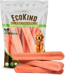 EcoKind Strawberry Infused Gold Yak Chews Dog Treats, 3 count
