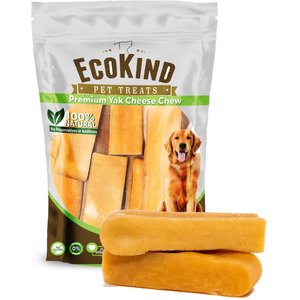 EcoKind Giant Gold Yak Chews Small & Medium Dog Treats, 2 count