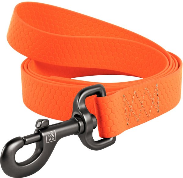 WAUDOG Waterproof Dog Leash, Orange, Medium: 4-ft long, 3/4-in wide slide 1 of 6