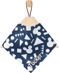 Disney Mickey Mouse Geo Art Personalized Dog & Cat Bandana, Large