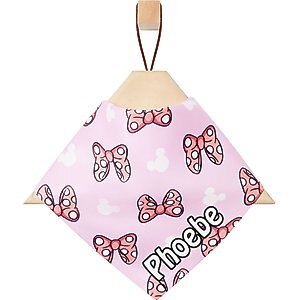 Disney Minnie Mouse Bows Personalized Dog & Cat Bandana, Medium