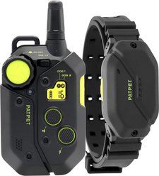 PATPET P910 Military Professional 3000-ft Remote Vibrating Dog Training Collar, Black