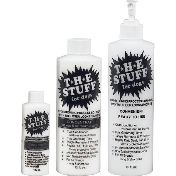 THE STUFF Concentrate Dog Conditioner & Detangler, 4fl oz bottle