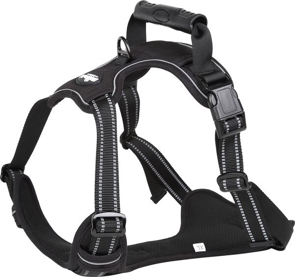 EliteField Padded Reflective No Pull Dog Harness, Black, Medium: 18 to 33-in chest slide 1 of 6