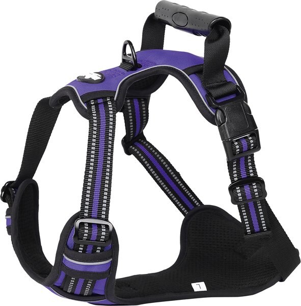 EliteField Padded Reflective No Pull Dog Harness, Purple, Small: 15 to 28-in chest slide 1 of 6