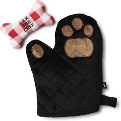 Hotel Doggy BBQ Mitt Dog Toy, Multi Color