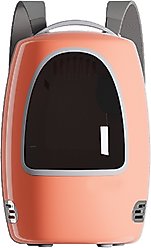 INSTACHEW Petpod Comfortable Backpack with Built in Fan Dog & Cat Carrier, Peach