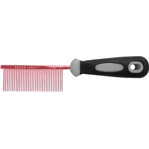 Resco Professional Dog & Cat Comb, Candy Red, Fine