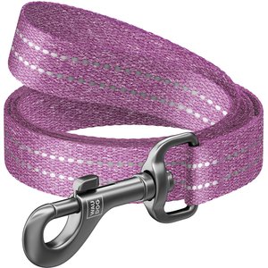 WAUDOG Reflective Cotton Dog Leash, Purple, Small, 5-ft