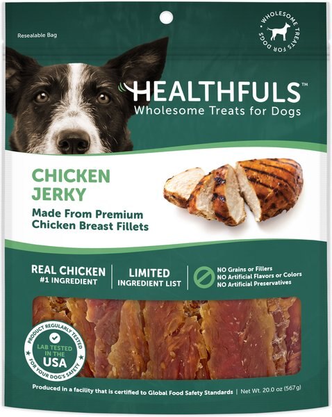 RUFFIN' IT Healthfuls Chicken Jerky Dog Treats, 20-oz bag slide 1 of 4