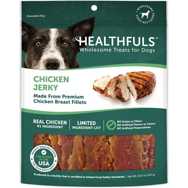 K9warehouse Chicken Breast Tenders Jerky Dog Treats, 8-oz bag