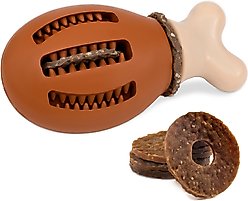 PetSafe Busy Buddy Chompin' Chicken Chew Dog Toy, Medium/Large 
