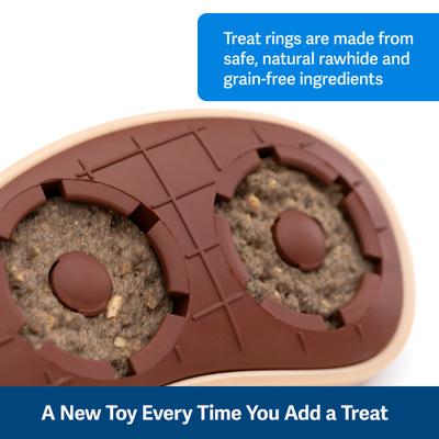 Show full view: PetSafe Busy Buddy Slab o’ Sirloin Chew Dog Toy, Small/Medium  slide 4 of 10